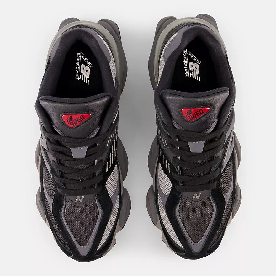 9060 scarpe Black con Castlerock e Rain Cloud